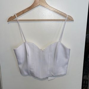 ZARA CORSET CROP TOP